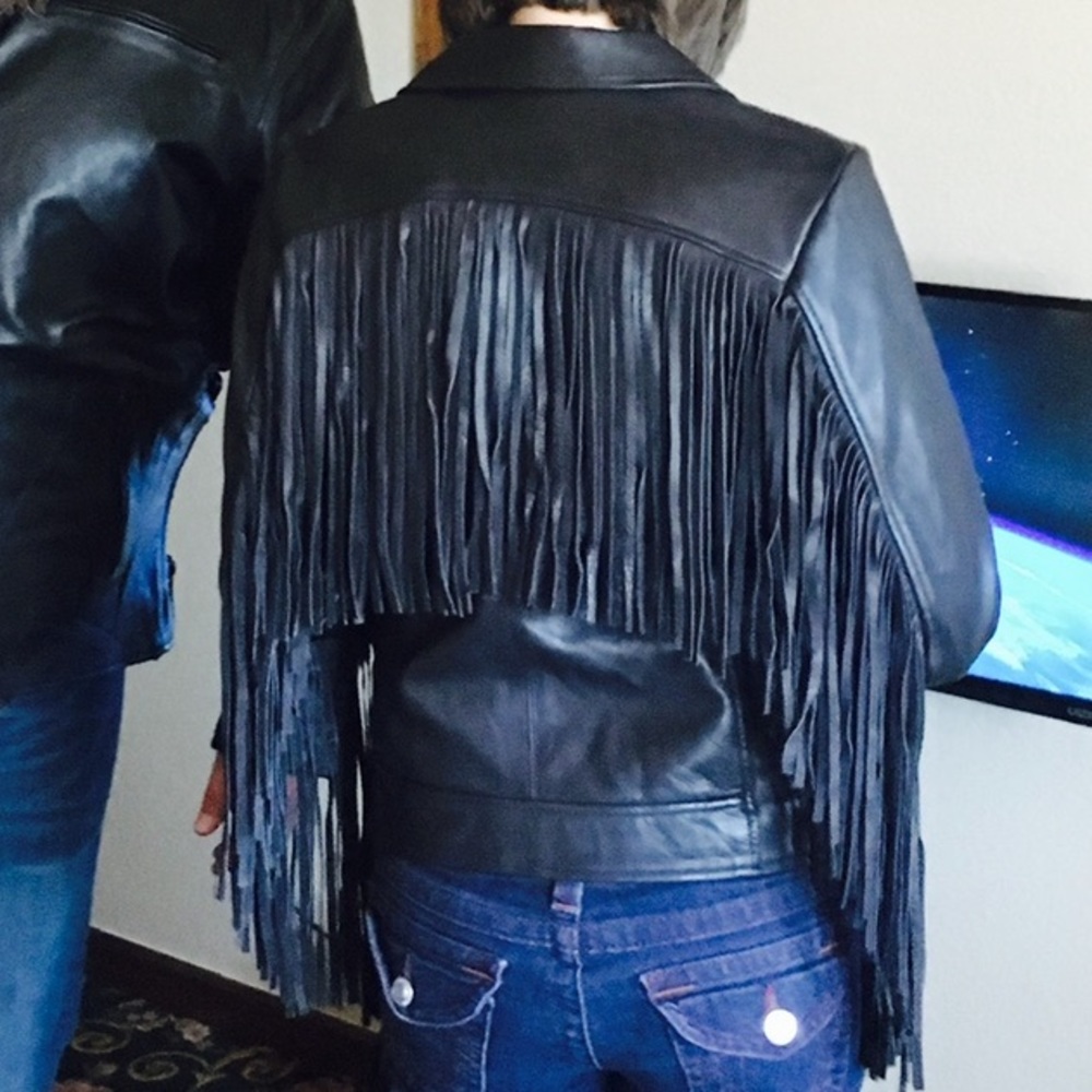 BRAND NEW w/o tags leather jacket